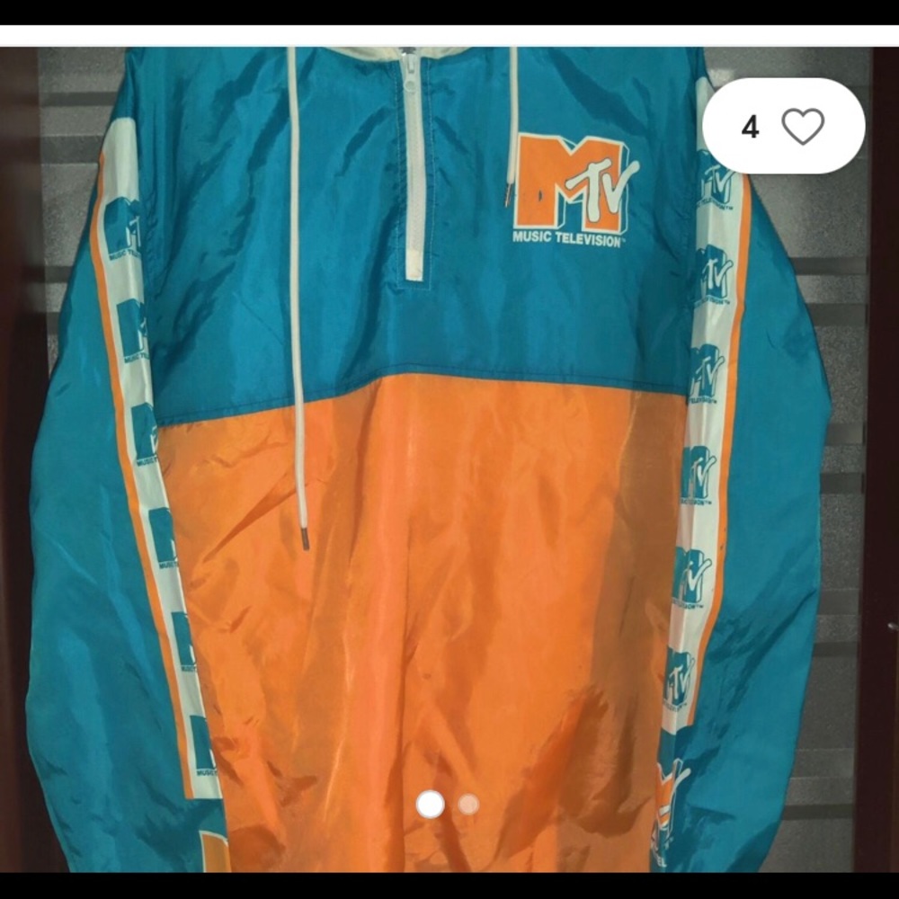 MTV retro style windbreaker L